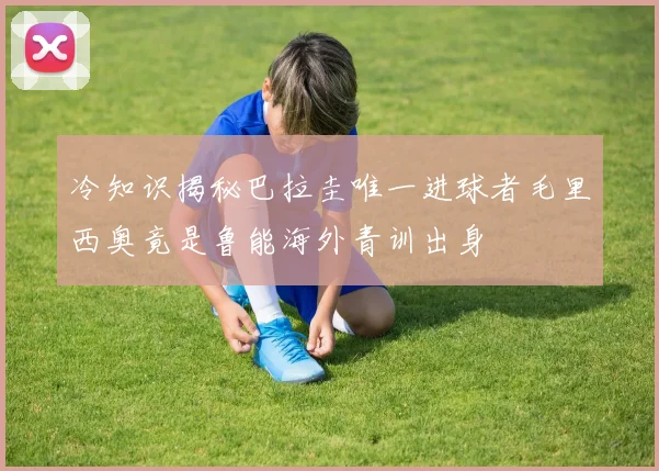 冷知识揭秘巴拉圭唯一进球者毛里西奥竟是鲁能海外青训出身